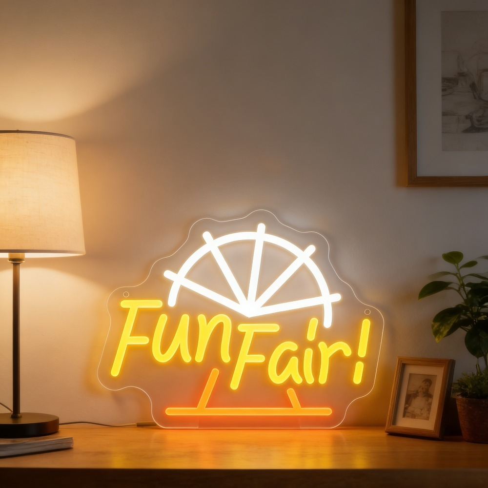 Fun Fair LED Neon Light for Wa - Outdoor Lighting Decor Ideas のレビューと価格