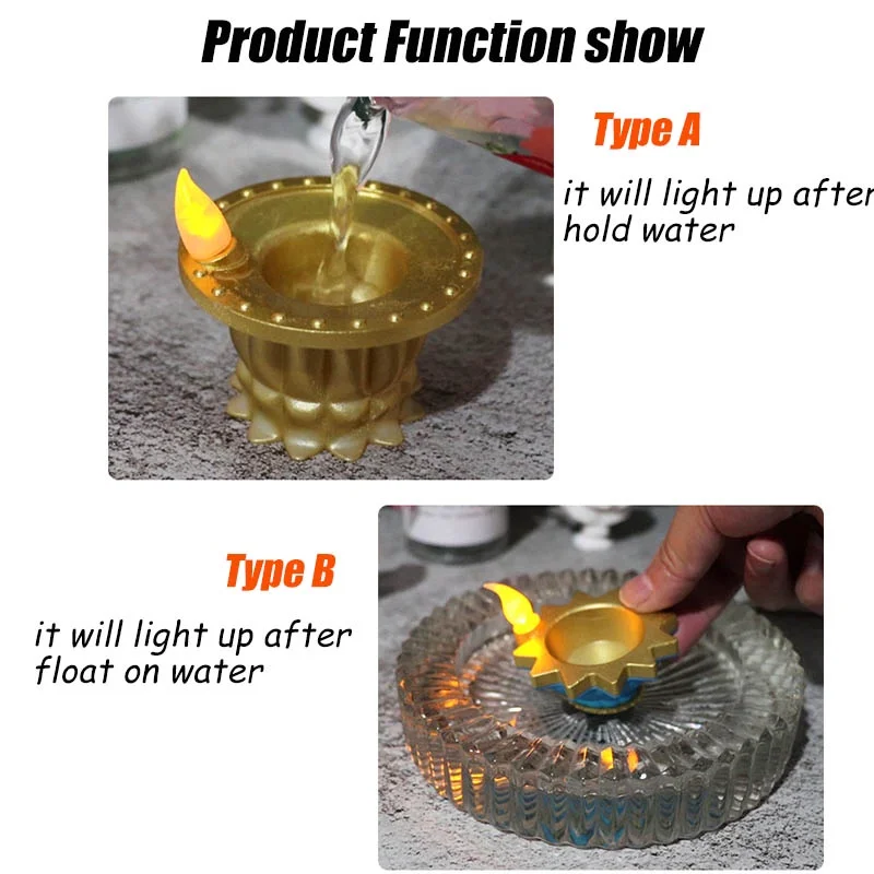 LED Candle Lamp Diwali Simulat - Lighting Decor For Diwali のレビューと価格