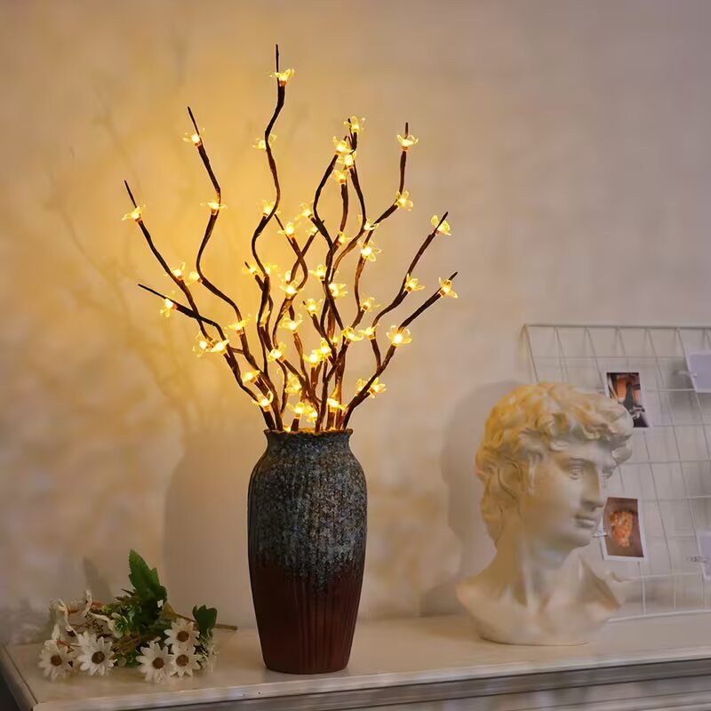 1/2PC 20LED Cherry Blossom Tre - Decor Lighting Table Lamps のレビューと価格