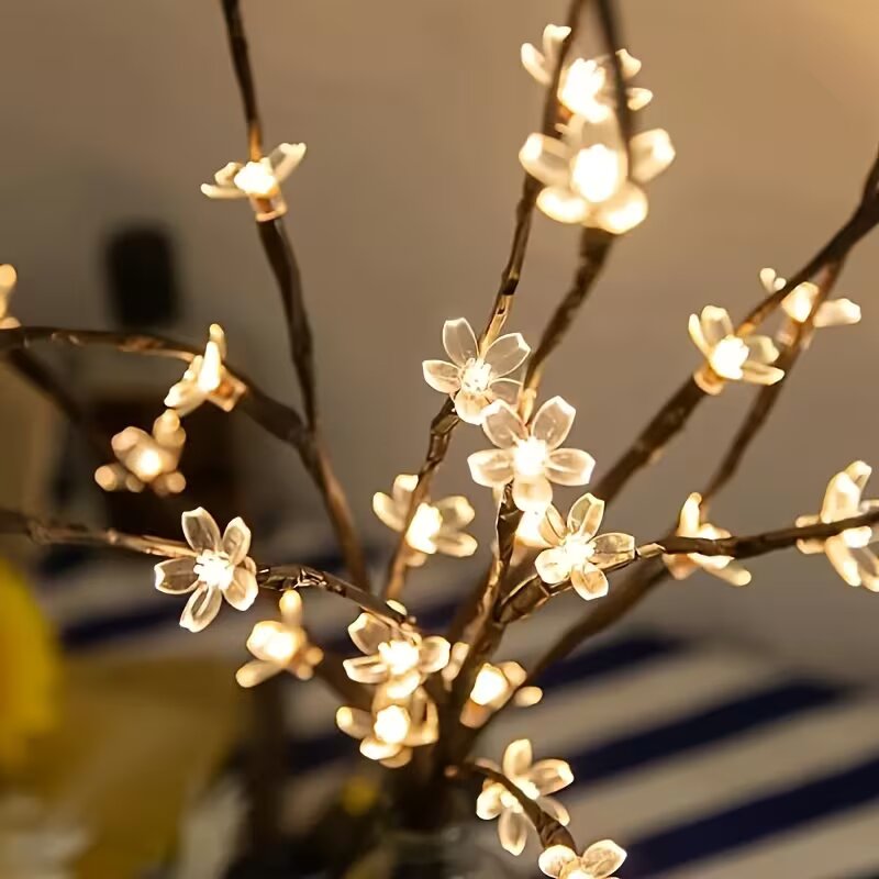 1/2PC 20LED Cherry Blossom Tre - Decor Lighting Table Lamps のレビューと価格