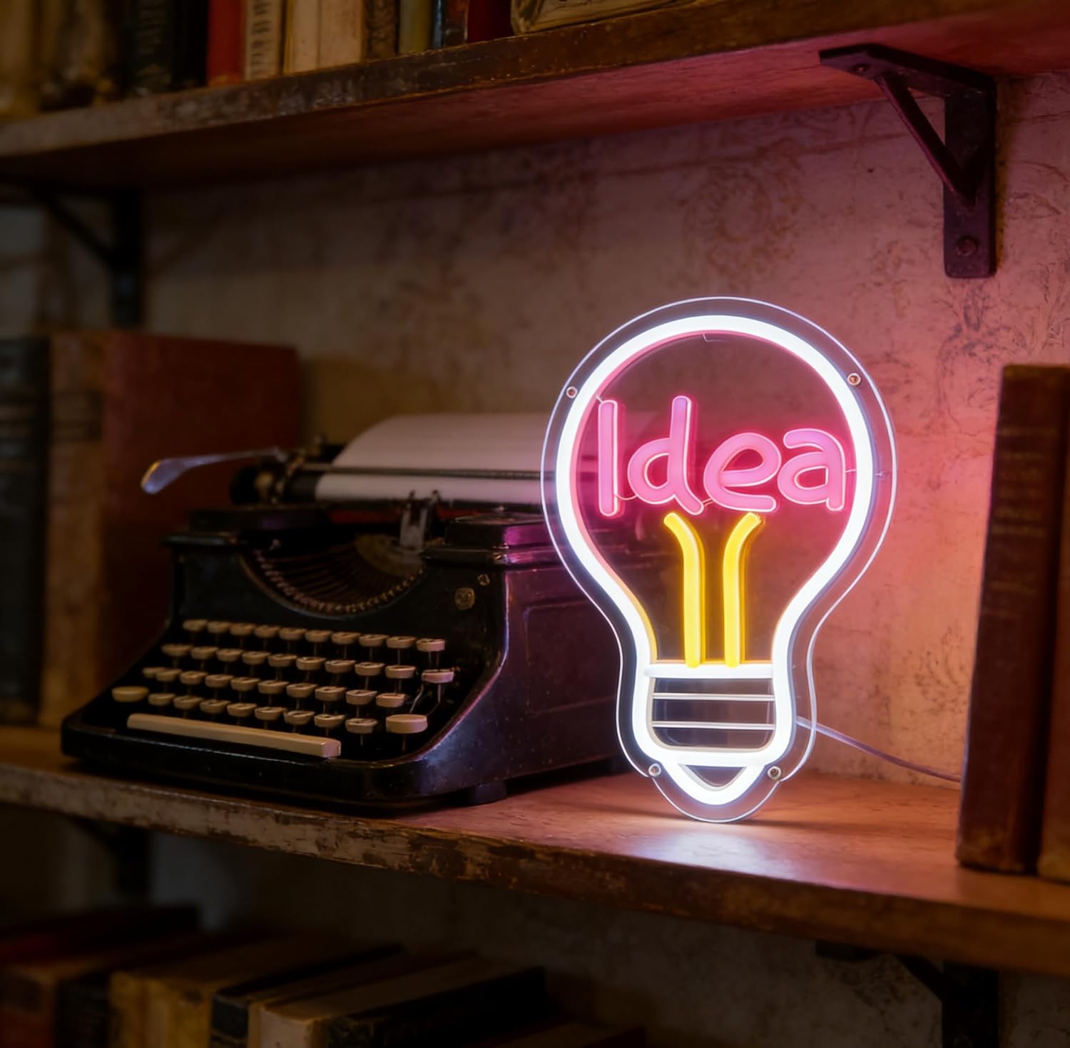 Idea Neon Sign USB Powered LED - Outdoor Lighting Decor Ideas のレビューと価格