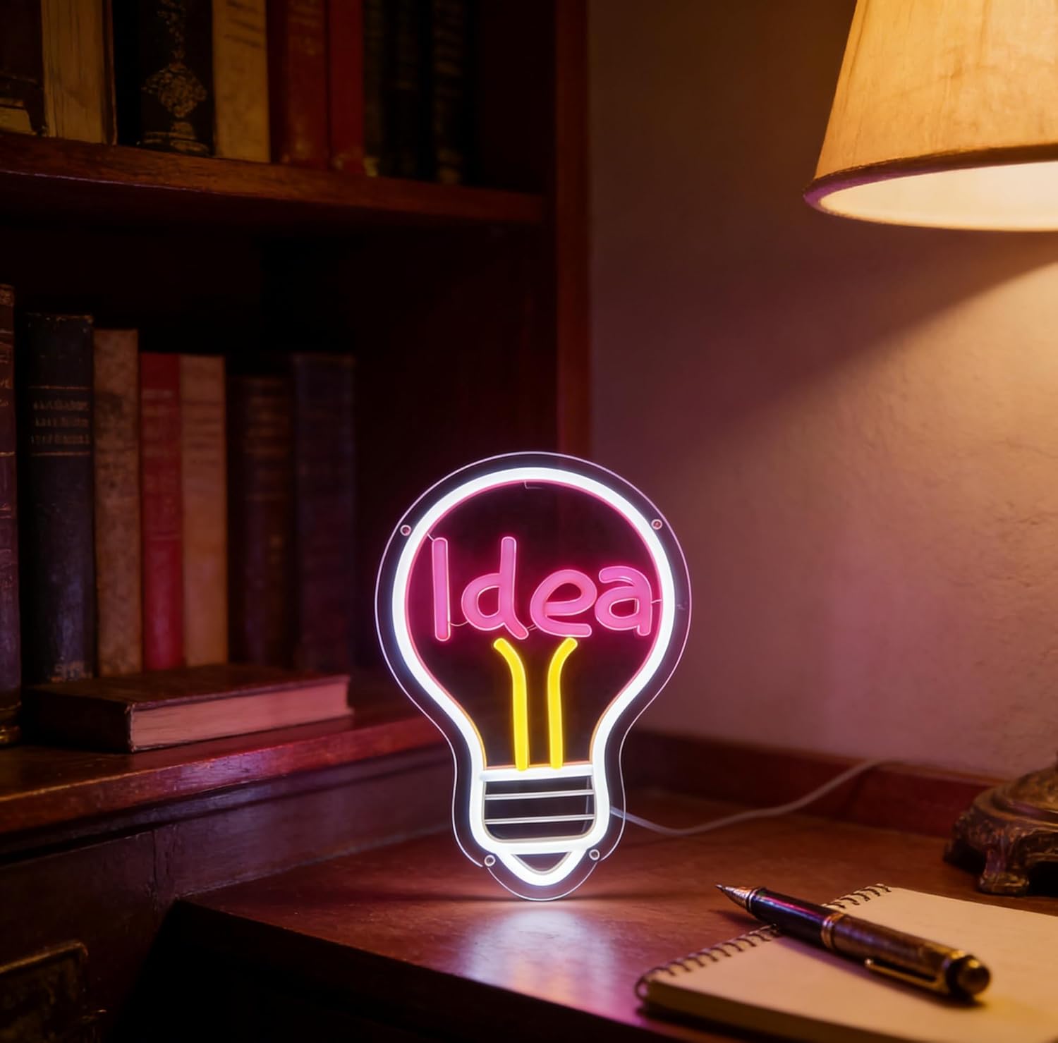 Idea Neon Sign USB Powered LED - Outdoor Lighting Decor Ideas のレビューと価格