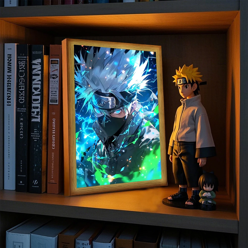 Anime Naruto Figure Sticker Li - Lighting Room Decor Items のレビューと価格