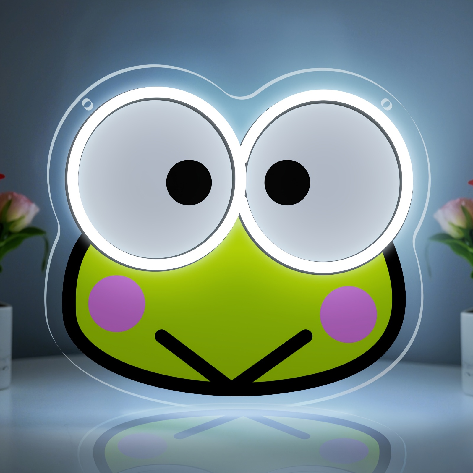 Keroppi Neon Sign Big-Eyed Fro - Lighting Room Decor Items のレビューと価格