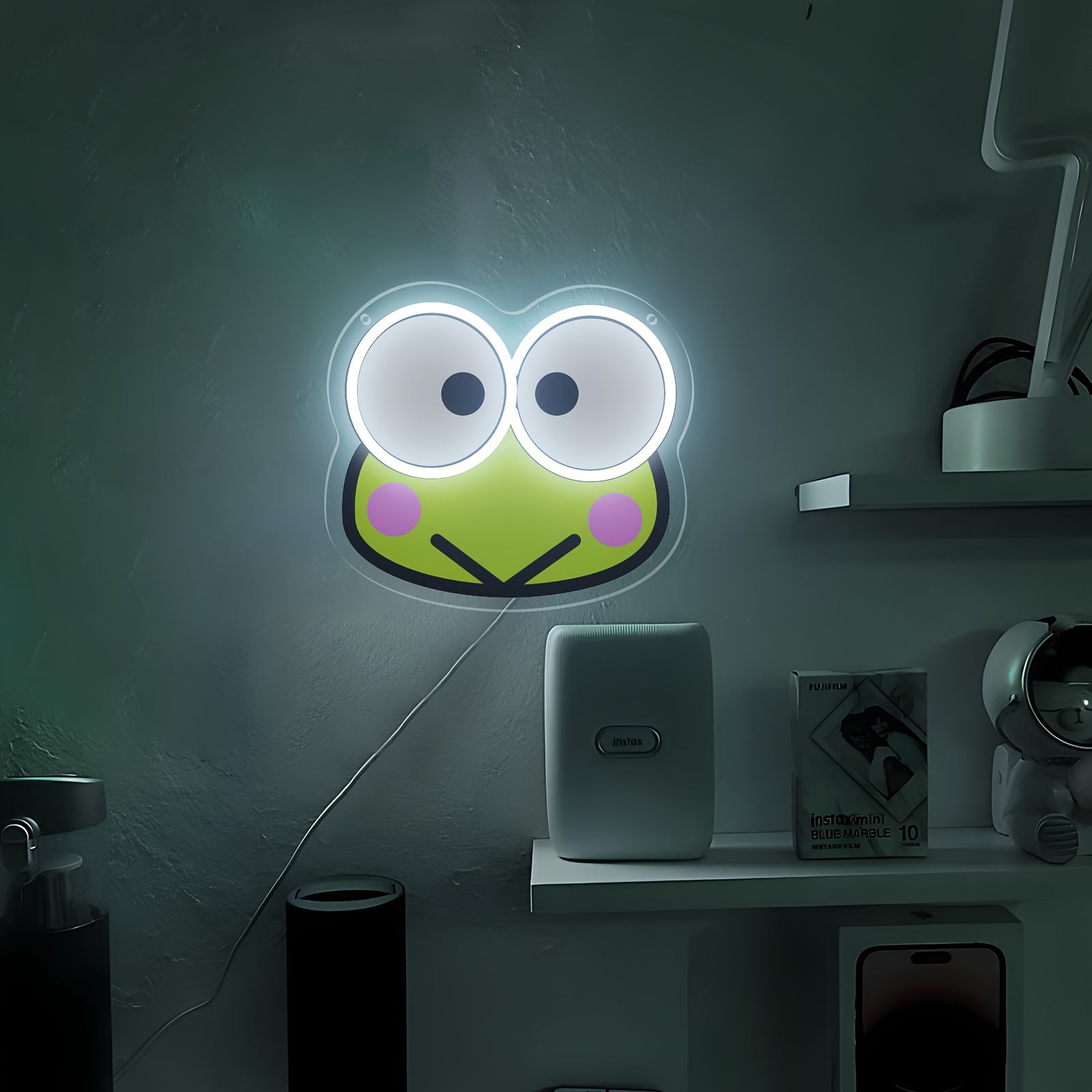 Keroppi Neon Sign Big-Eyed Fro - Lighting Room Decor Items のレビューと価格