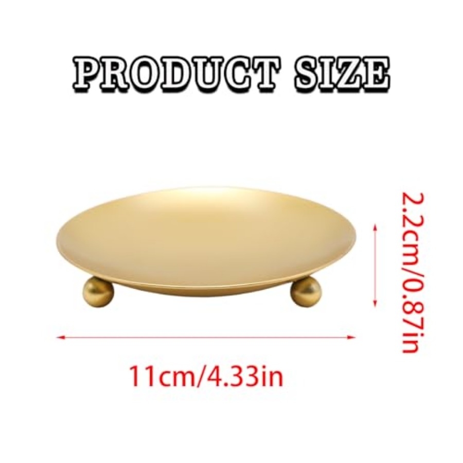 2Pcs Iron Plate Candle Holder  - Candle Holder Set のレビューと価格