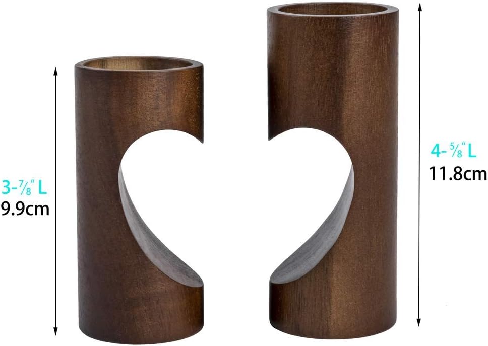 Wood Tealight Candle Holders,  - Candle Holder Set のレビューと価格