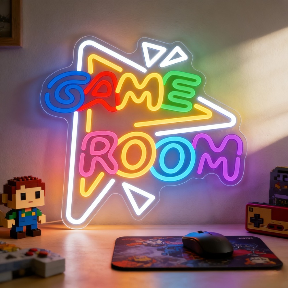 GAME ROOM LED Neon Sign Dimmab - Outdoor Lighting Decor Ideas のレビューと価格