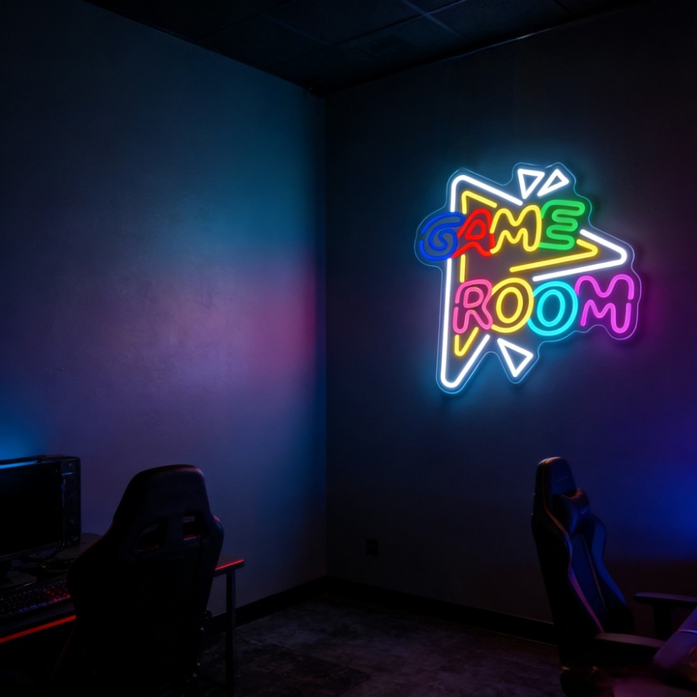 GAME ROOM LED Neon Sign Dimmab - Outdoor Lighting Decor Ideas のレビューと価格