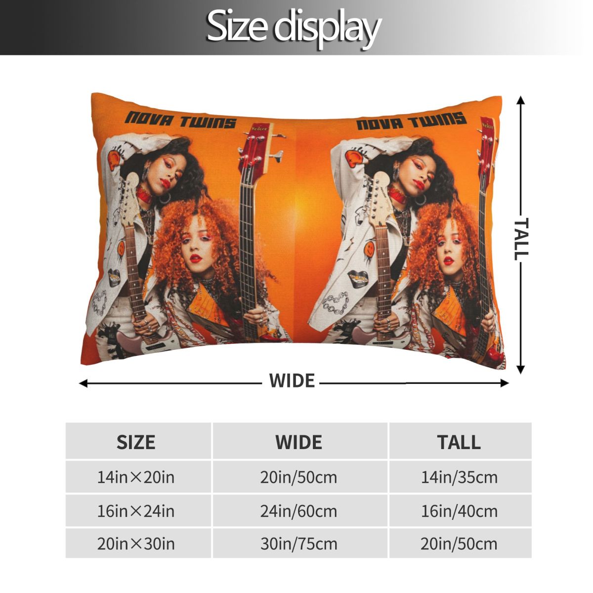 Nova Twins Rectangle Pillowcas - Nova Decor & Lighting Juletrelys のレビューと価格