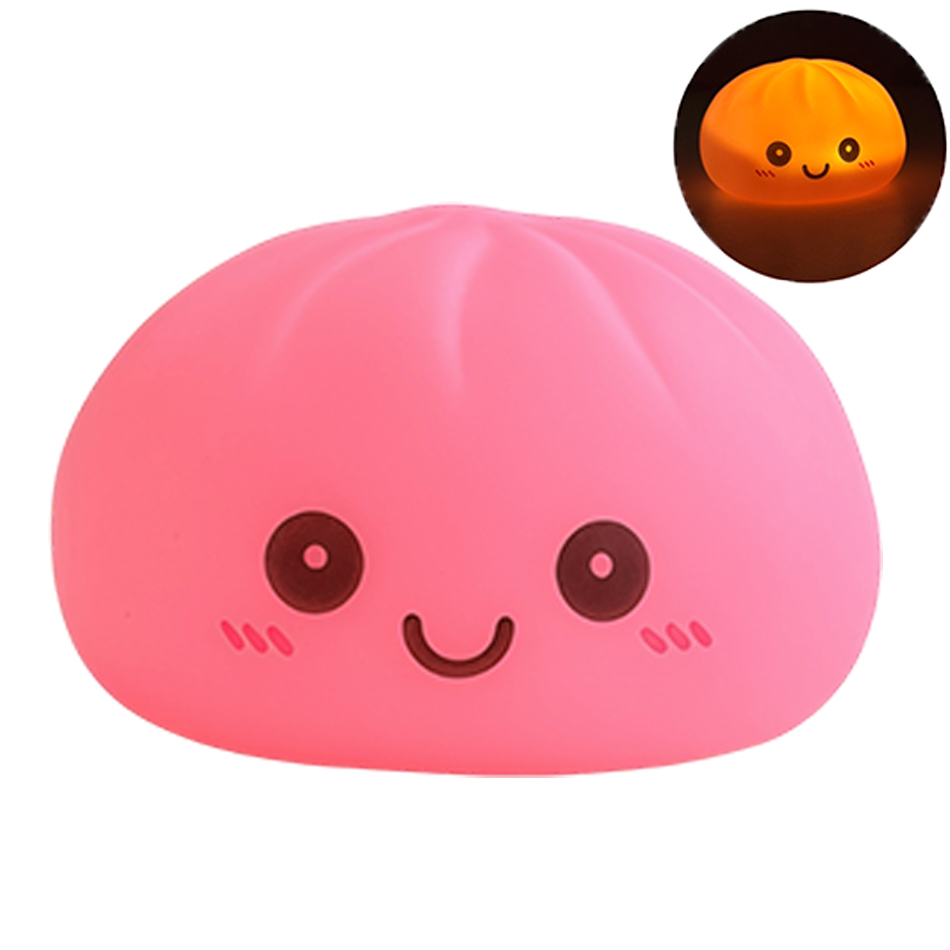 New dumpling squishy LED Night - Lighting Room Decor Items のレビューと価格
