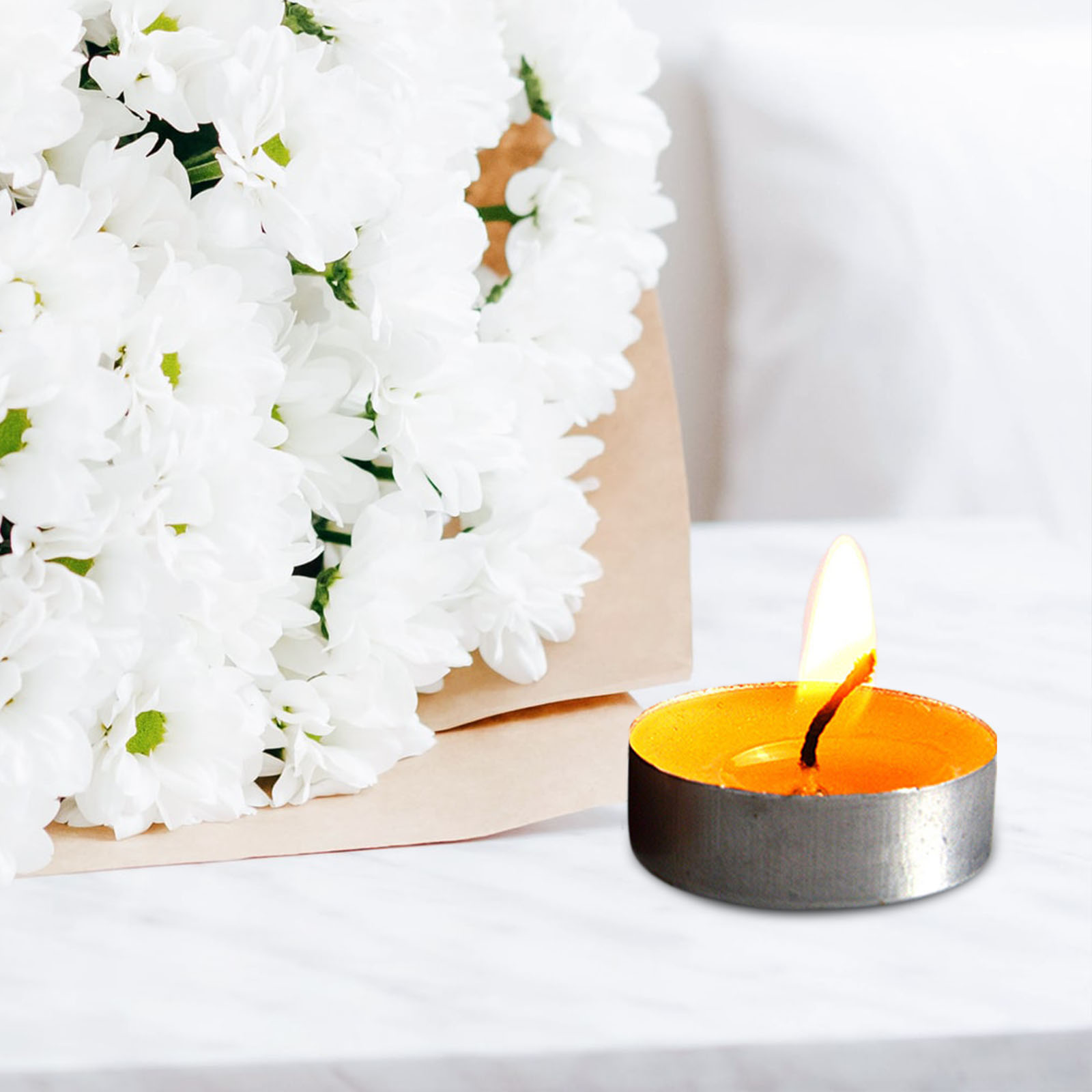 100x Tealight Ghee Butter Lamp - Lighting Decor For Diwali のレビューと価格