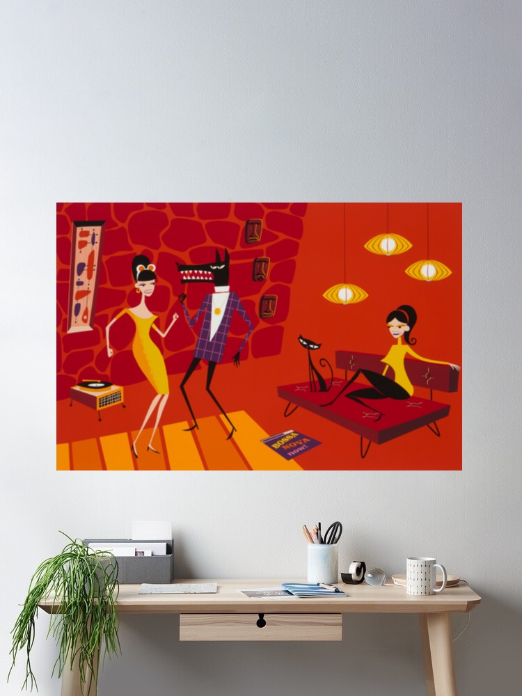 Josh Agle Bossa Nova Now Photo - Nova Decor & Lighting Juletrelys のレビューと価格