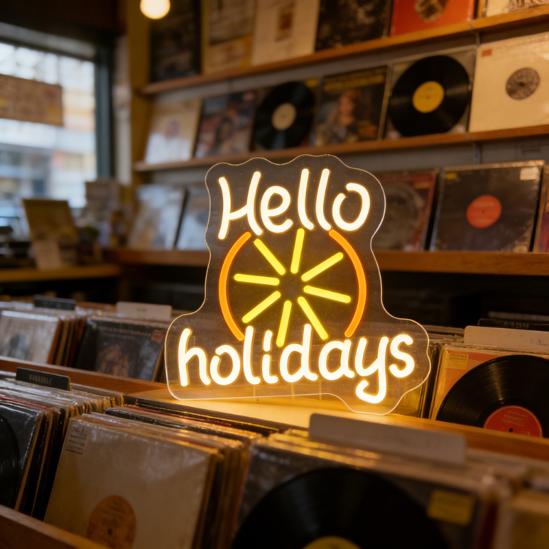 Hello Holidays LED Neon Signs  - Outdoor Lighting Decor Ideas のレビューと価格