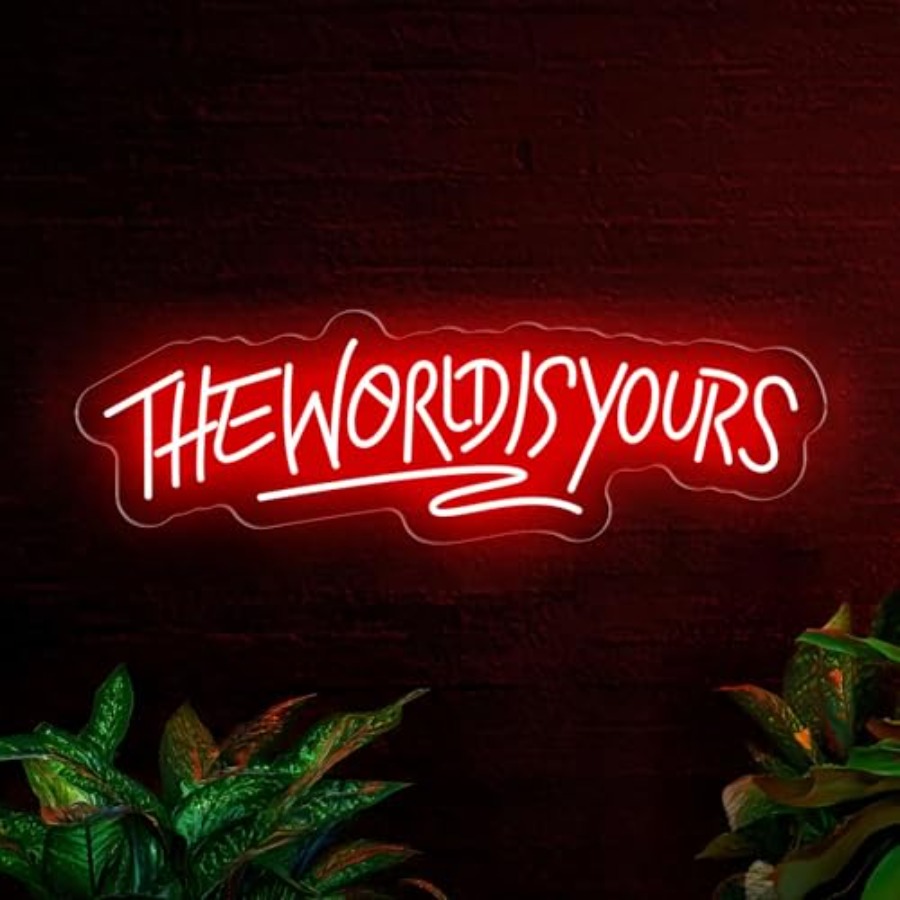 The World Is Yours Neon Sign f - Wedding Lighting And Decor のレビューと価格