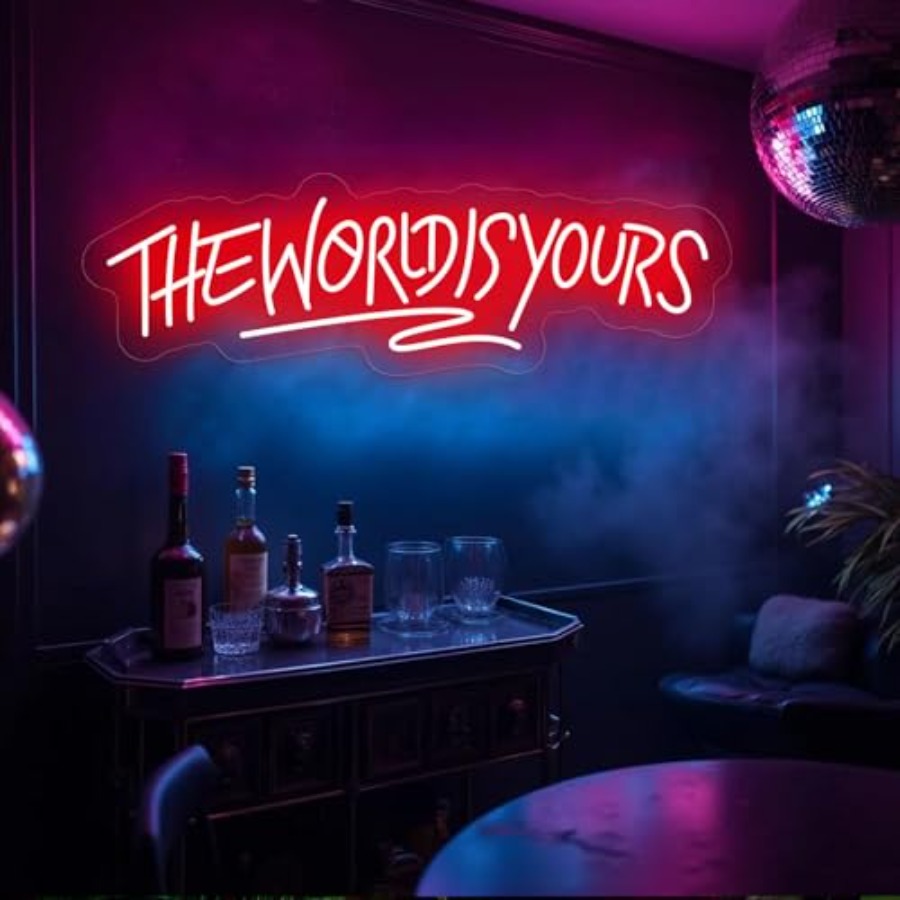 The World Is Yours Neon Sign f - Wedding Lighting And Decor のレビューと価格