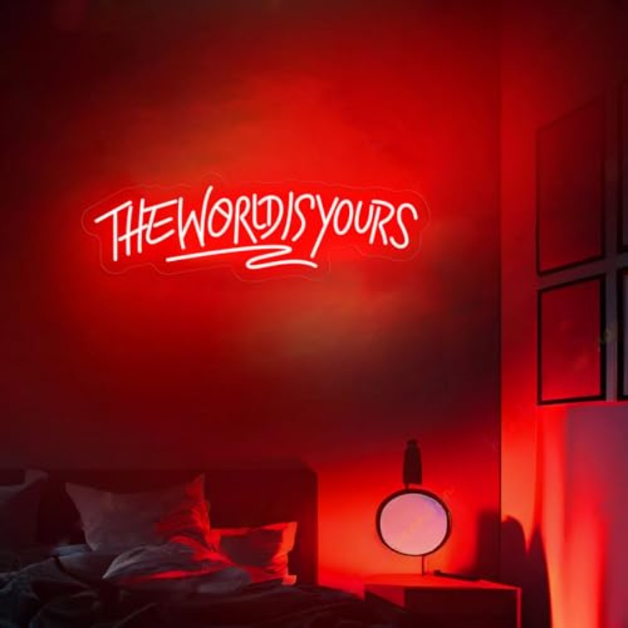 The World Is Yours Neon Sign f - Wedding Lighting And Decor のレビューと価格