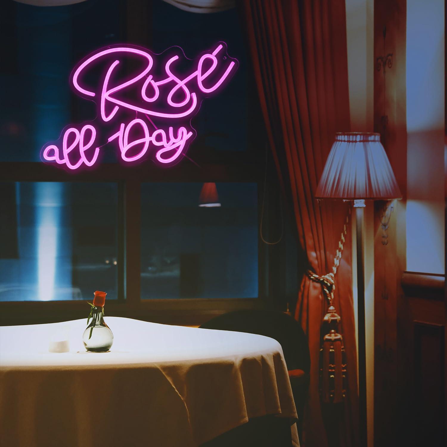 Rose All Day Neon Sign Dimmabl - Wedding Lighting And Decor のレビューと価格