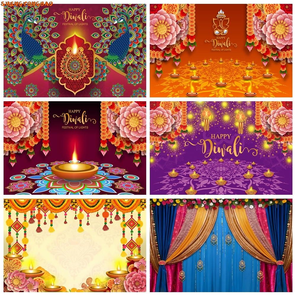 Happy Diwali Backdrop for Phot - Lighting Decor For Diwali のレビューと価格