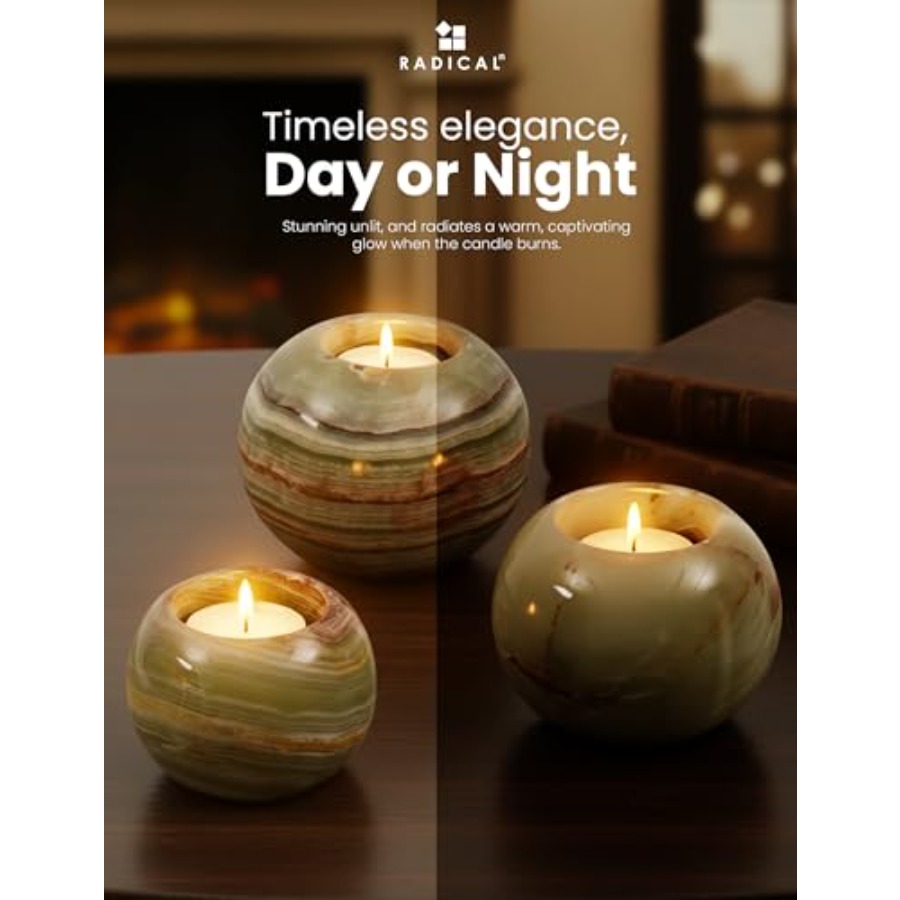 Marble Tealight Candle Holder  - Candle Holder Set のレビューと価格