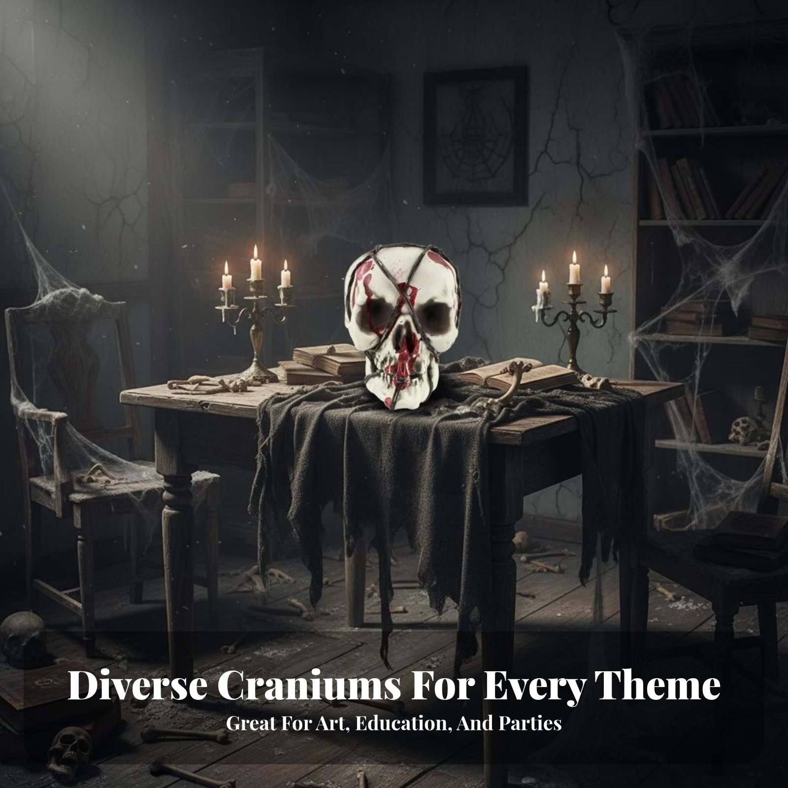 Realistic Skull Model Horror T - Lighting Decor のレビューと価格