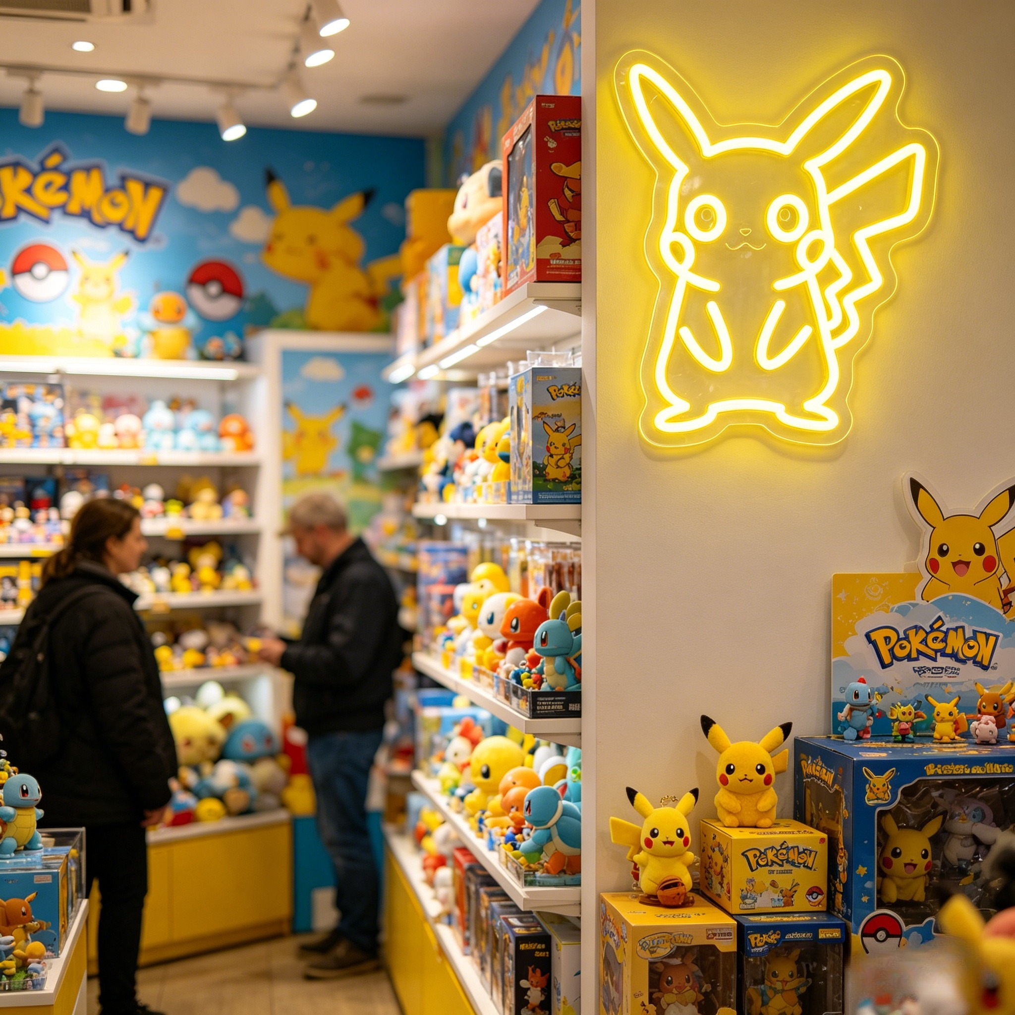 Pikachu Neon Sign LED Wall Art - Lighting Room Decor Items のレビューと価格