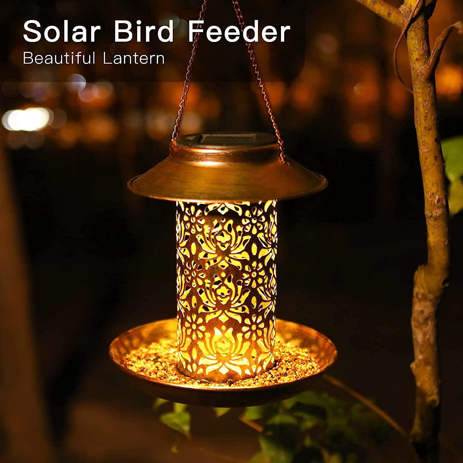 Hanging Bird House Metal Outdo - Outdoor Lighting Decor Ideas のレビューと価格