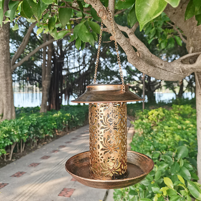 Hanging Bird House Metal Outdo - Outdoor Lighting Decor Ideas のレビューと価格