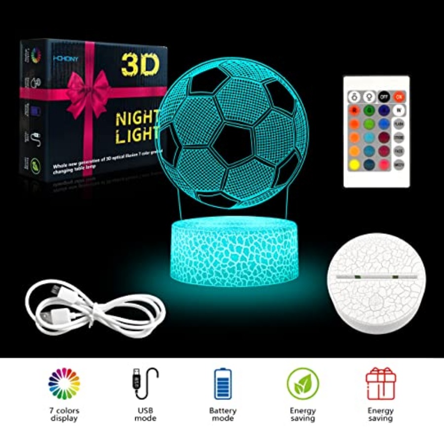 Soccer Gifts Night Light for,3 - Lighting Decor のレビューと価格