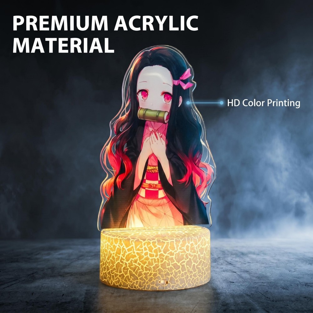 Anime Figure Tanjiro Merch 3D  - Lighting Room Decor Items のレビューと価格