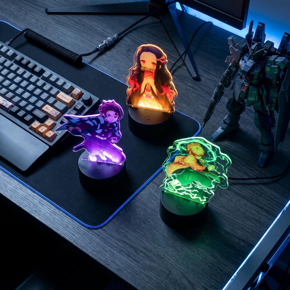 Anime Figure Tanjiro Merch 3D  - Lighting Room Decor Items のレビューと価格